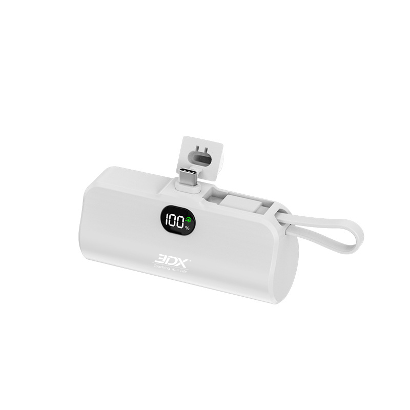 Three-in-one tail plug capsule power bank